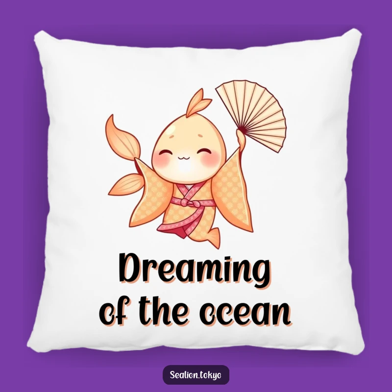 Funny Seafish Kimono Pillow - Cozy & Comical Decor Gift Idea