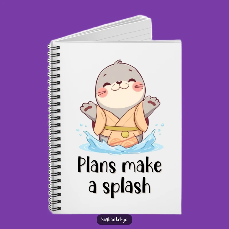 Funny Sealion Kimono Notebook: Journal Your Playful Thoughts!
