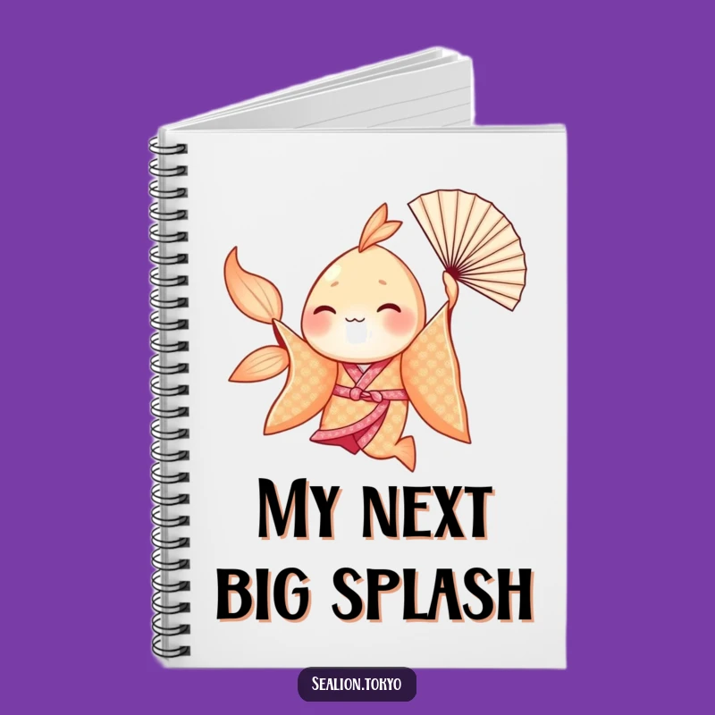 Funny Seafish Kimono Notebook - Hilarious Journal Gift for Ideas
